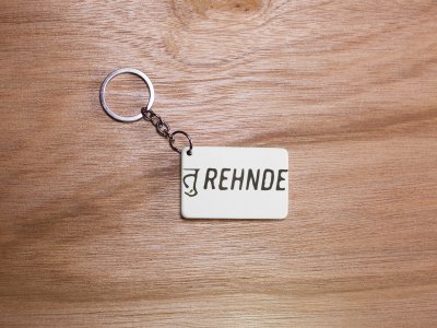 Tu Rehnde - White - signable Dialogues Keychain (Combo Set Of 2)