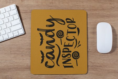 Candy inspector, lollipop -Halloween Theme Mousepad