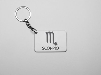 Scorpio - Zodiac Sign Printed Keychains For Astrology Lovers(Pack of 2)