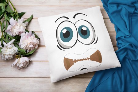 Teeth Blocked Emoji - Emoji Printed Pillow Covers For Emoji Lovers(Pack Of Two)