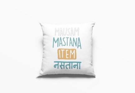 Mausam Mastana Item Nastana - Printed Pillow Covers For Bollywood Lovers(Pack Of Two)