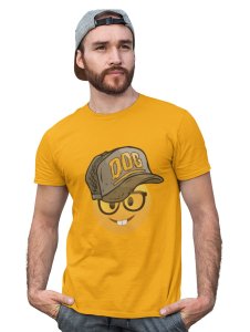 Rabbit Teeth with a Cap Emoji T-shirt (Yellow) - Clothes for Emoji Lovers - Suitable for Fun Events - Foremost Gifting Material for Your Friends and Close Ones