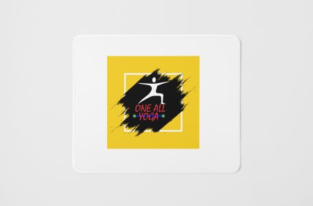 One all yoga - yoga themed mousepads