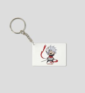 Kakashi The Coolest Ninja Printed White Anime Keychains Pack Of 2