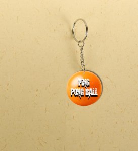 Smash Swing Style Printed Round Keychain Pack of 2