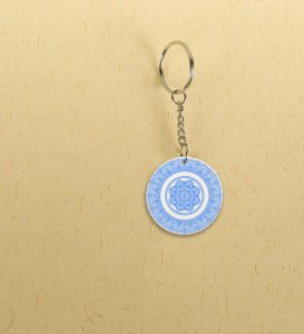 Infinite Harmony: Printed Round Keychains Pack of 2