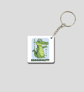 Croco Wale Smiles Printed Keychain