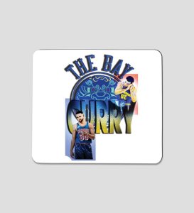 The Bay Zone With Basketball Flair Graphic Printed Mousepad