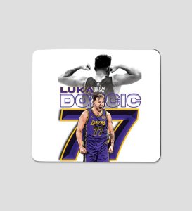 Purple Thunder with Number 77 Graphic Printed Mousepad