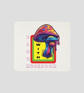 Bloom & Glow Mushroom Printed Mousepad