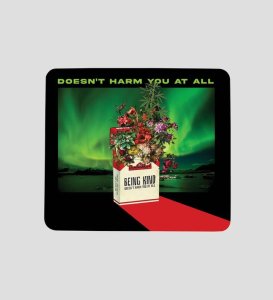 Psychedelic Peace Bloom Printed Mousepad