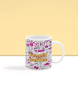 Solo Sips and Sweet Sketches Design Printed Coffee Mug 250ml