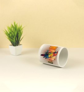 Bold Colors and Jungle Energy Design Printed Coffee Mug 250ml