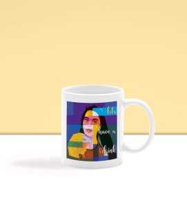 Bold Multicolor Feminine Energy Come With Me Printed Coffee Mug 250ml