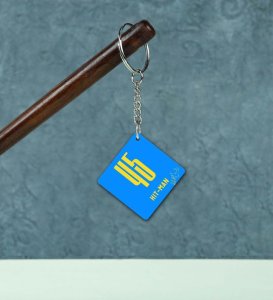 Thala Number 7 Tribute Design Printed Keychain Pack of 2