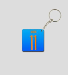 Legendary Number 11 Tribute Printed Keychain Pack of 2