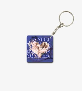 All I Need Is You Printed Keychain Pack of 2