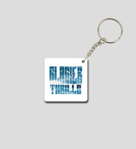Thrill of Ice and Snowy Peaks Printed Keychain Pack of 2