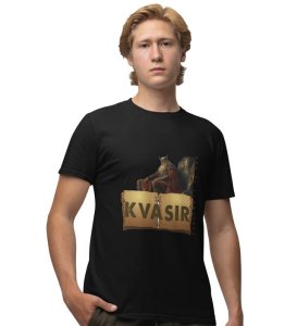 Gift of the Gods: Essence of Pure Wisdom Graphic Printed Black T-Shirt for Men