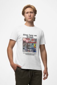 Digital Comforts: Eat Music Game Repeat T-Shirt