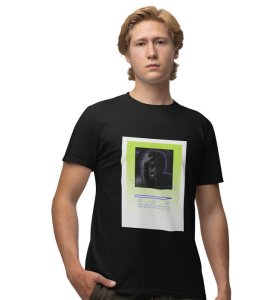 Silence Hurts Too: Right Now I Need You Here Graphic Printed Black T-shirt