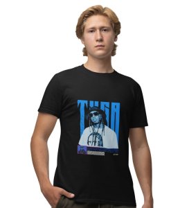 Street Anthem : The Vibe of Urban Legend Graphic Printed Black T-Shirt