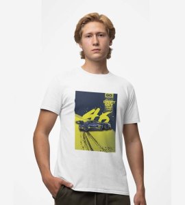 Drift & Grind : Get Some Dirt Graphic Printed White T-Shirt