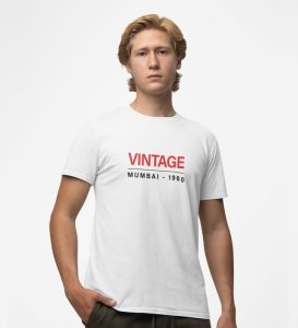 Mumbai Landmark: CSMT Print Graphic Printed White T-Shirt