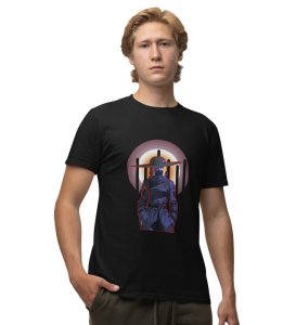 Silent Shadows : Walking the Line Between Light and Darkness Graphic Printed Black T-Shirt
