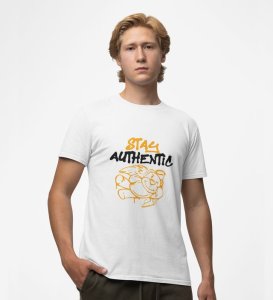 Urban Truth Vibes: Graphic Printed White T-Shirt