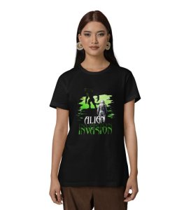 Space Snack Chronicles: Tiffin Mission Graphic Printed White T-Shirt