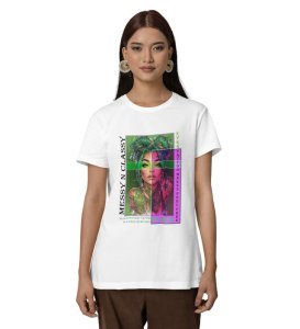 Grace in the Mess: Messey N Classey Graphic Printed White T-Shirt