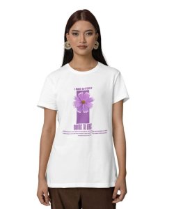 Drawn to the Light Within: Graphic Printed White T-Shirt