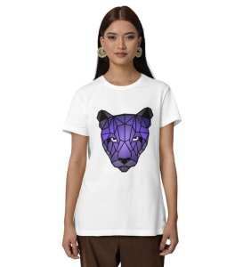 Mystic Meow Prism: Graphic Printed White T-Shirt